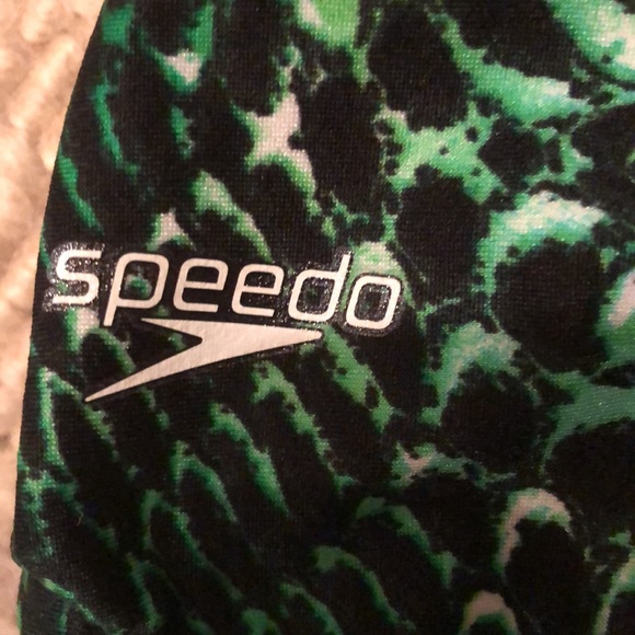 NWT SPEEDO coveted green python extra life lycra competition - Picture 4 of 16